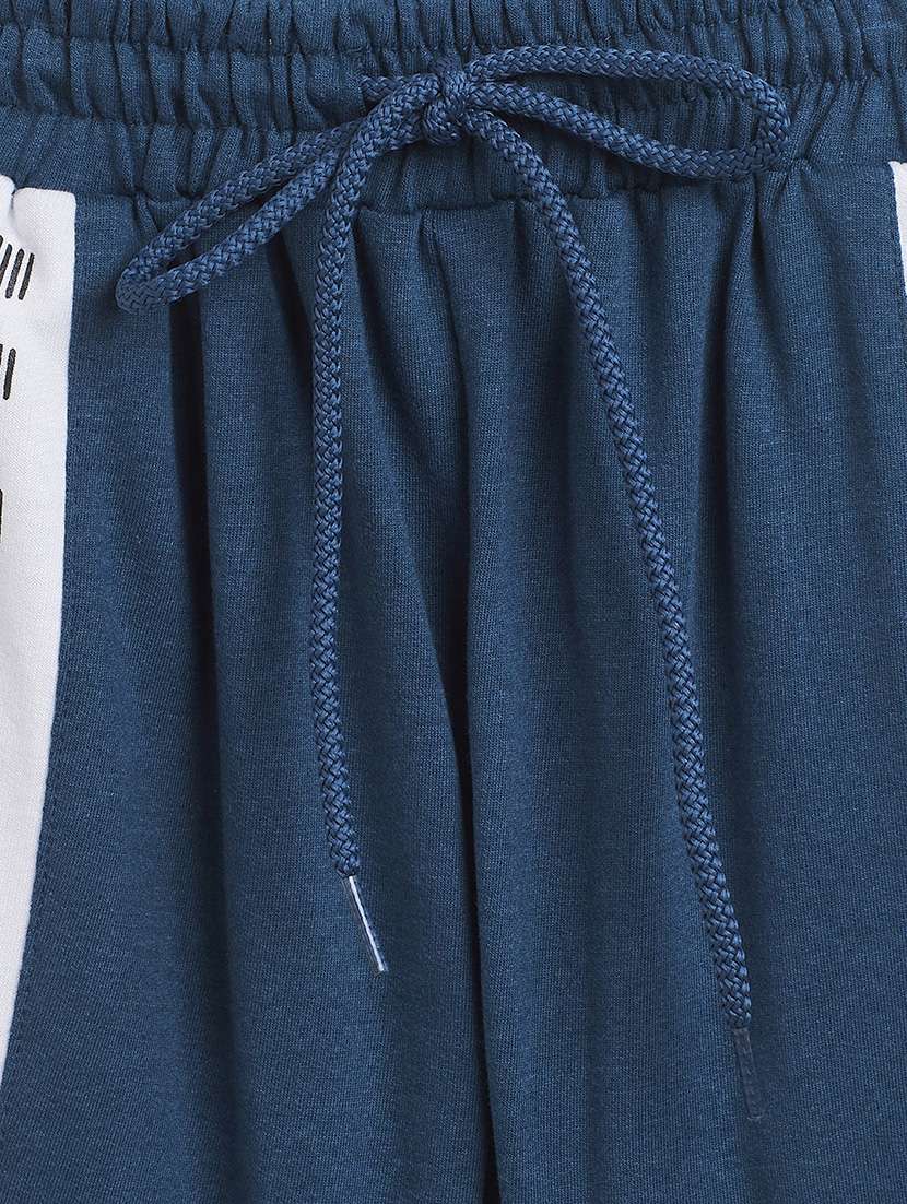 girls blue printed shorts - 18440085 - Standard Image - 2