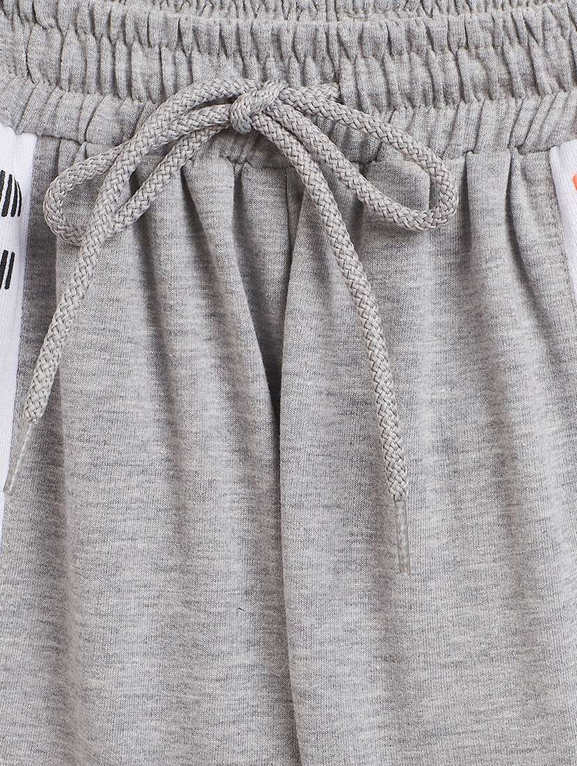 girls grey printed shorts - 18440086 - Standard Image - 2