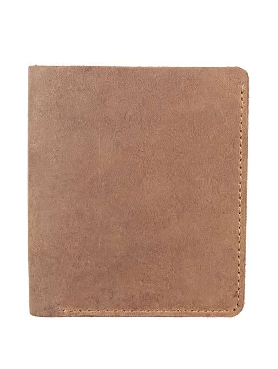tan genuine leather wallet