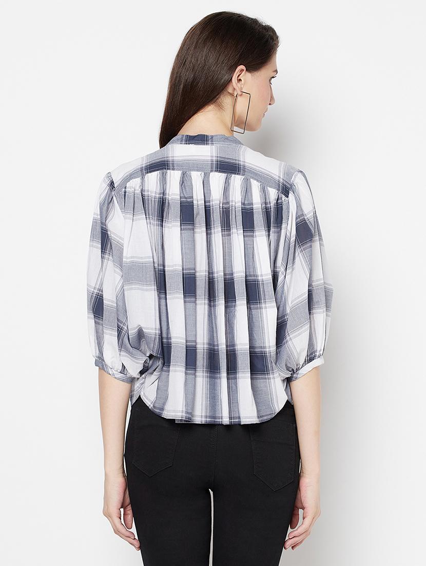women's straight crew neck top - 18440714 - Standard Image - 2