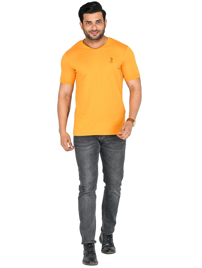 orange solid t-shirt - 18440792 - Standard Image - 2