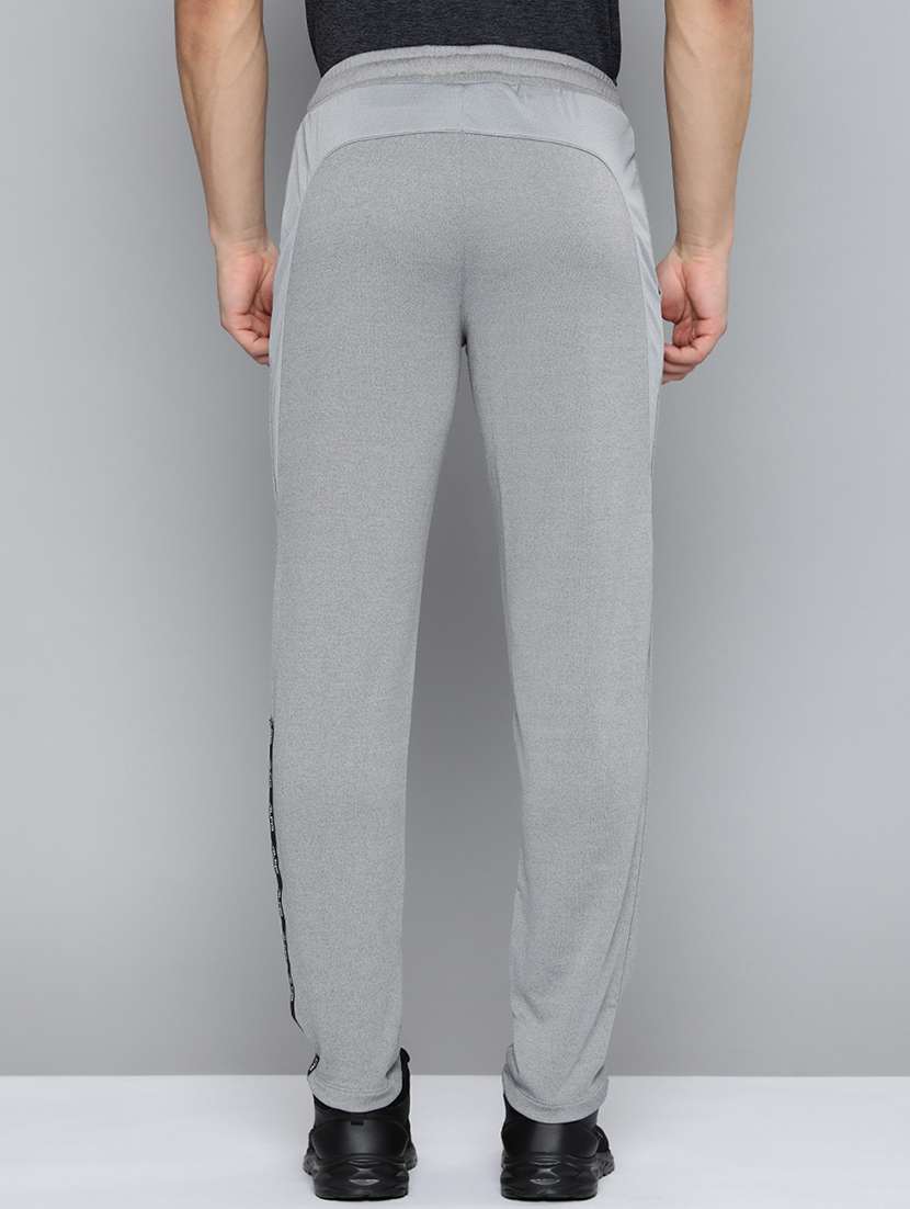 Grey Solid Full Length Track Pant - 18440793 -  Standard Image - 2