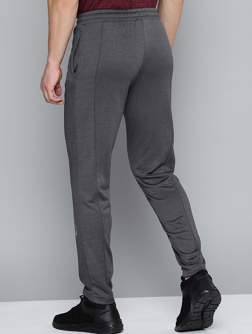 grey solid track pant - 18440795 - Standard Image - 2