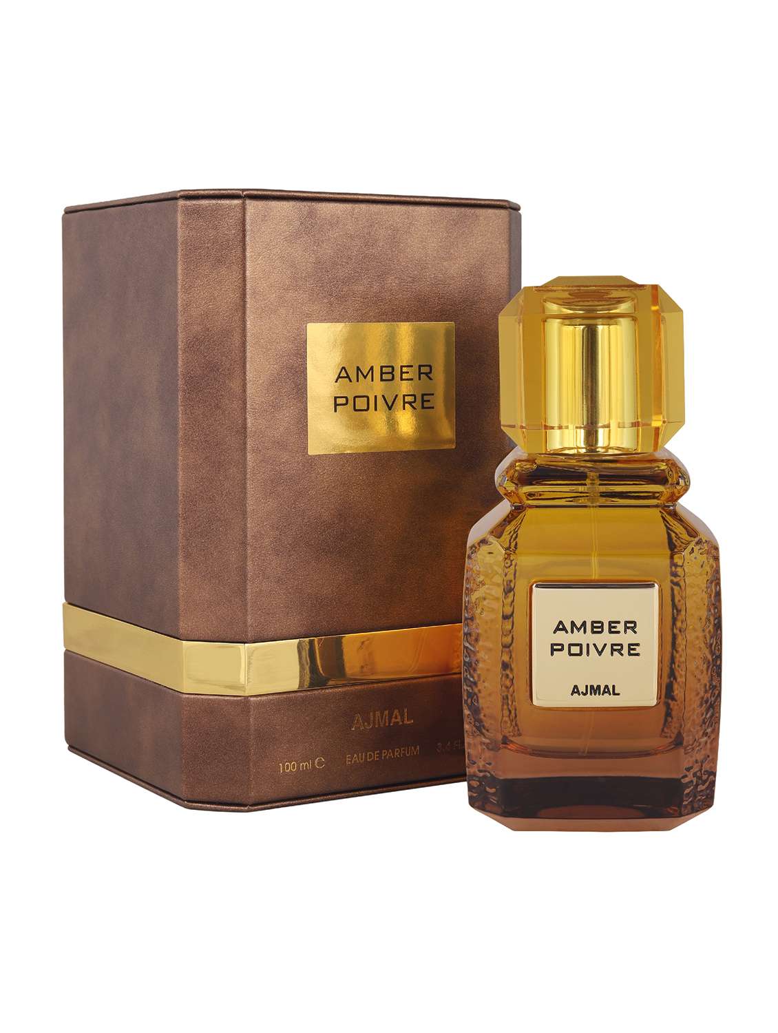 ajmal amber poivre eau de parfum 100ml perfume for men & women + 2 parfum testers