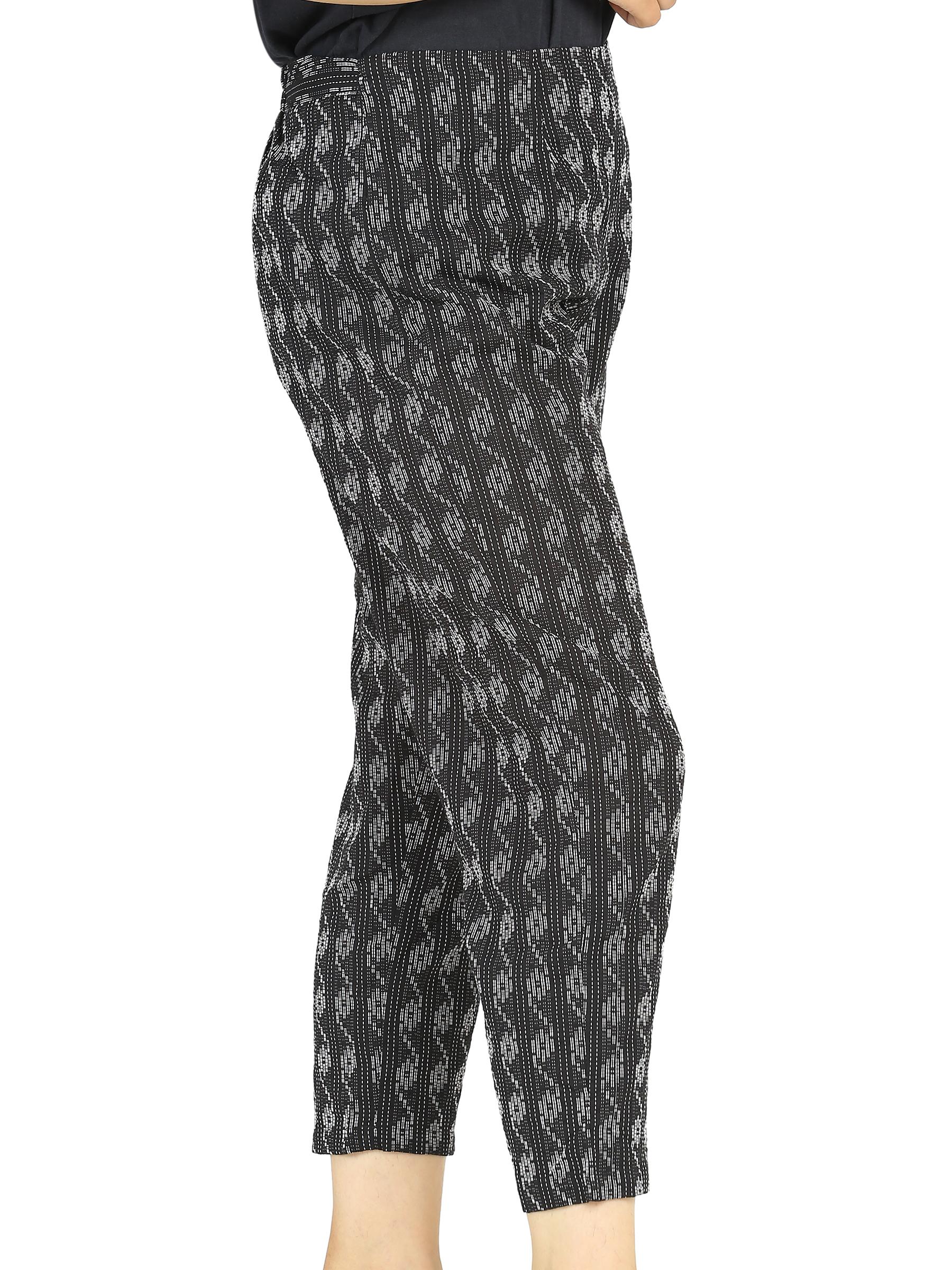 pure cotton women slim fit trouser - 18441722 - Standard Image - 2