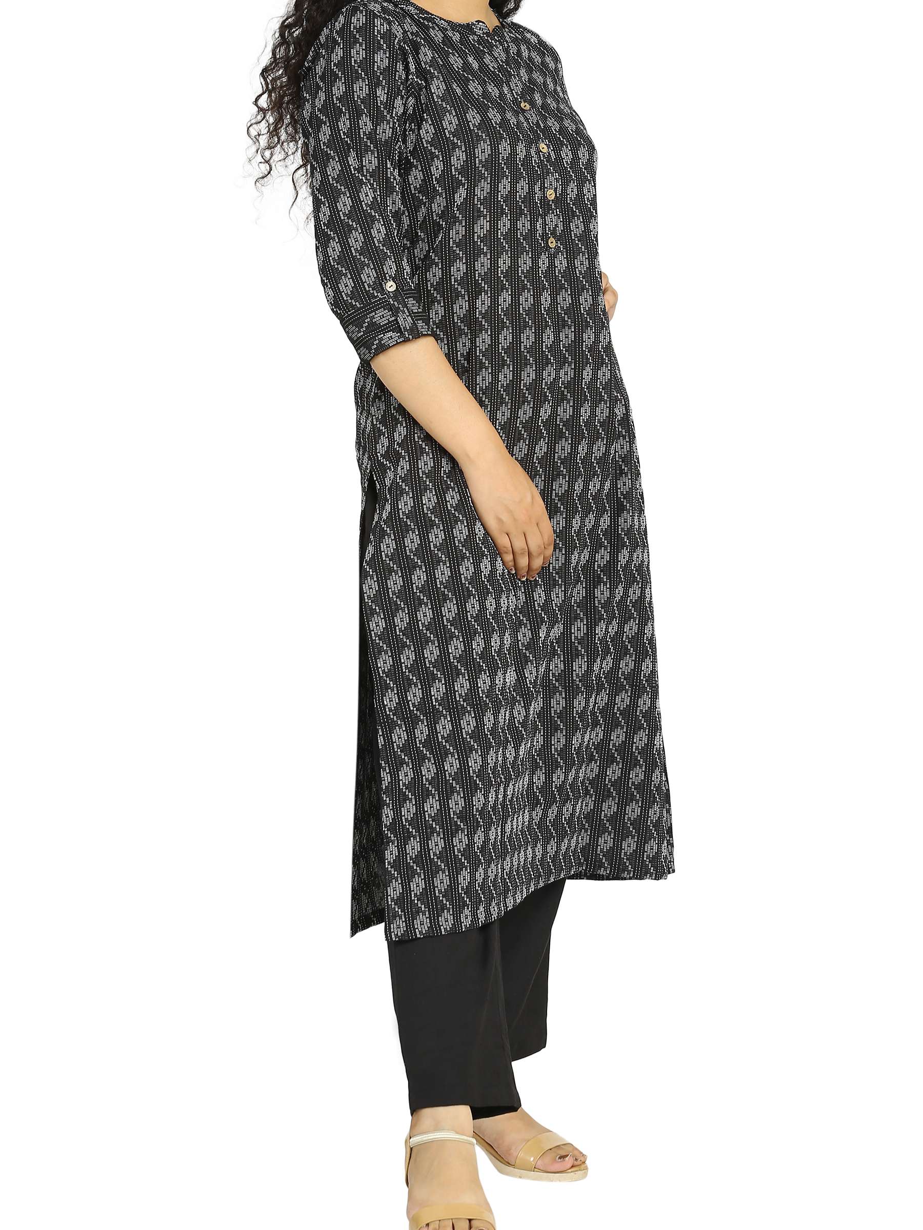 women's straight kurta - 18441965 -  Standard Image - 2