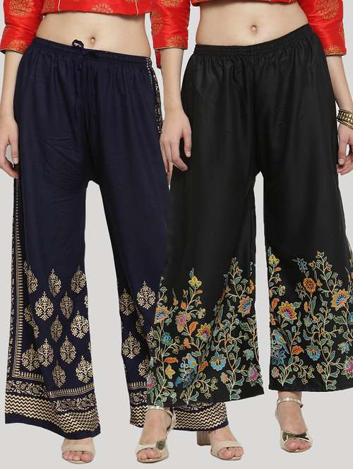 set of 2 printed palazzo - 18442007 -  Standard Image - 0