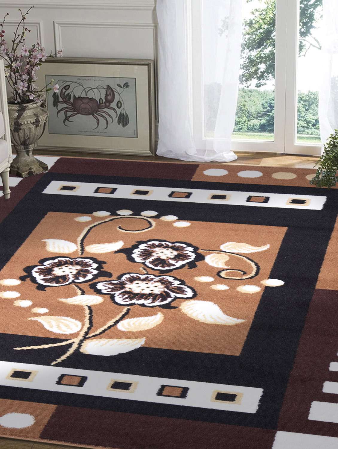 printed living room home carpet