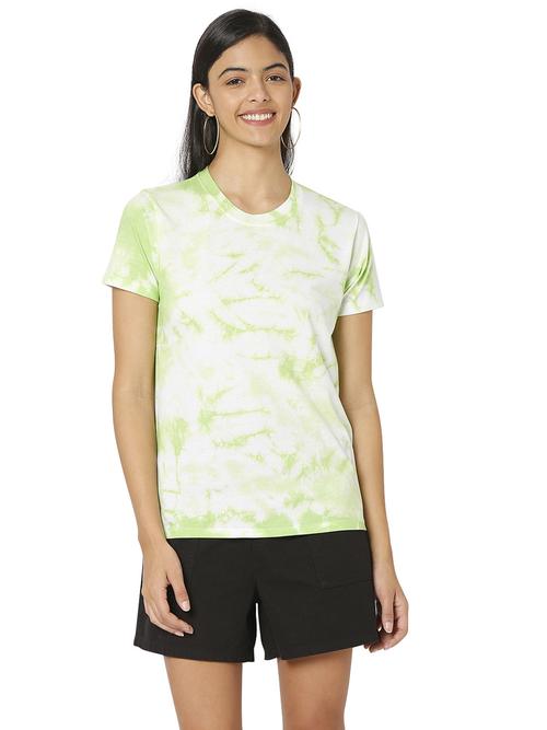 women's all over print round neck t-shirt - 18442380 -  Standard Image - 0