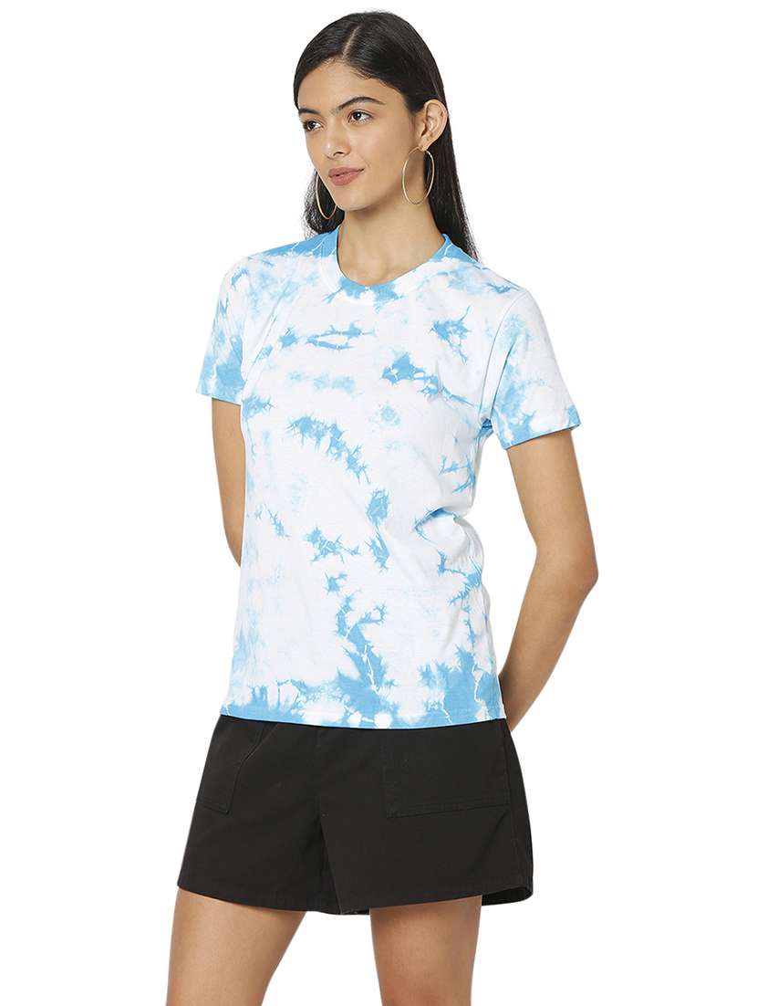 women's all over print crew neck t-shirt - 18442395 -  Standard Image - 2