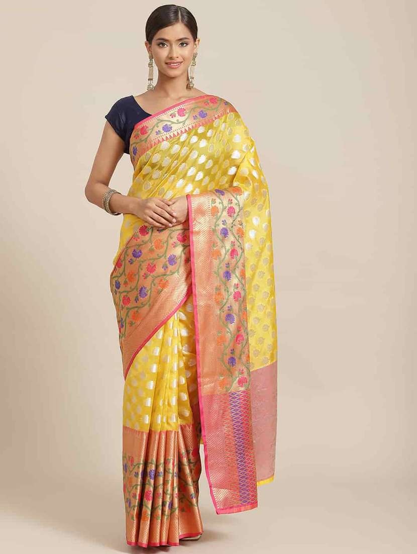 women's banarasi saree with blouse