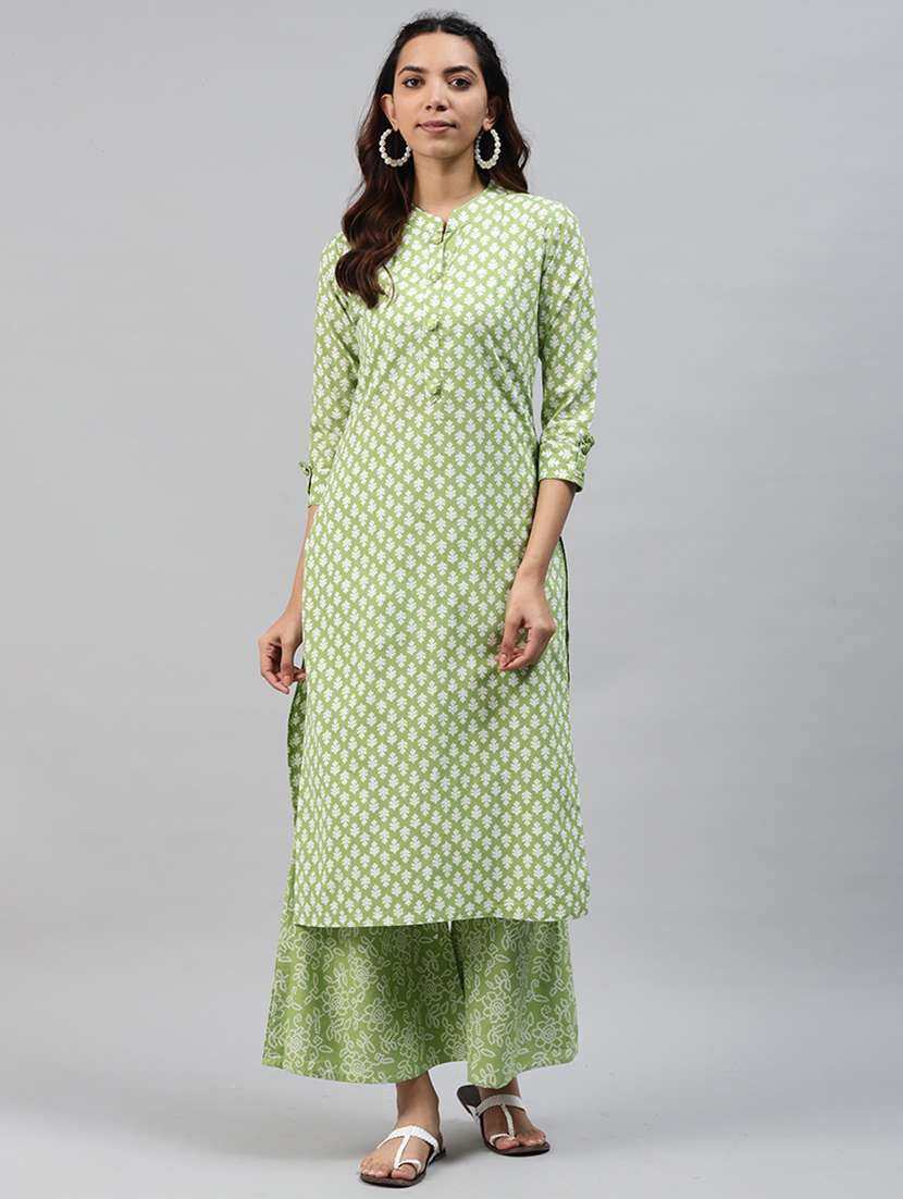 Bandhani Printed Kurta Palazzo Set