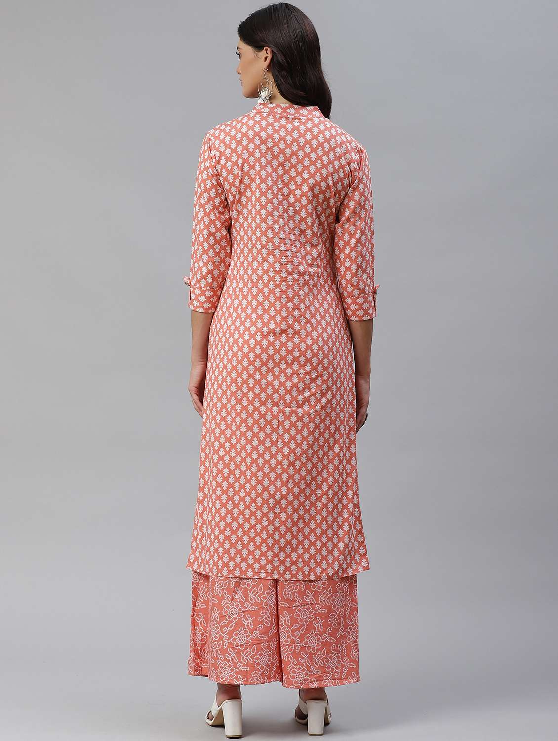 Bandhani Printed Kurta Palazzo Set