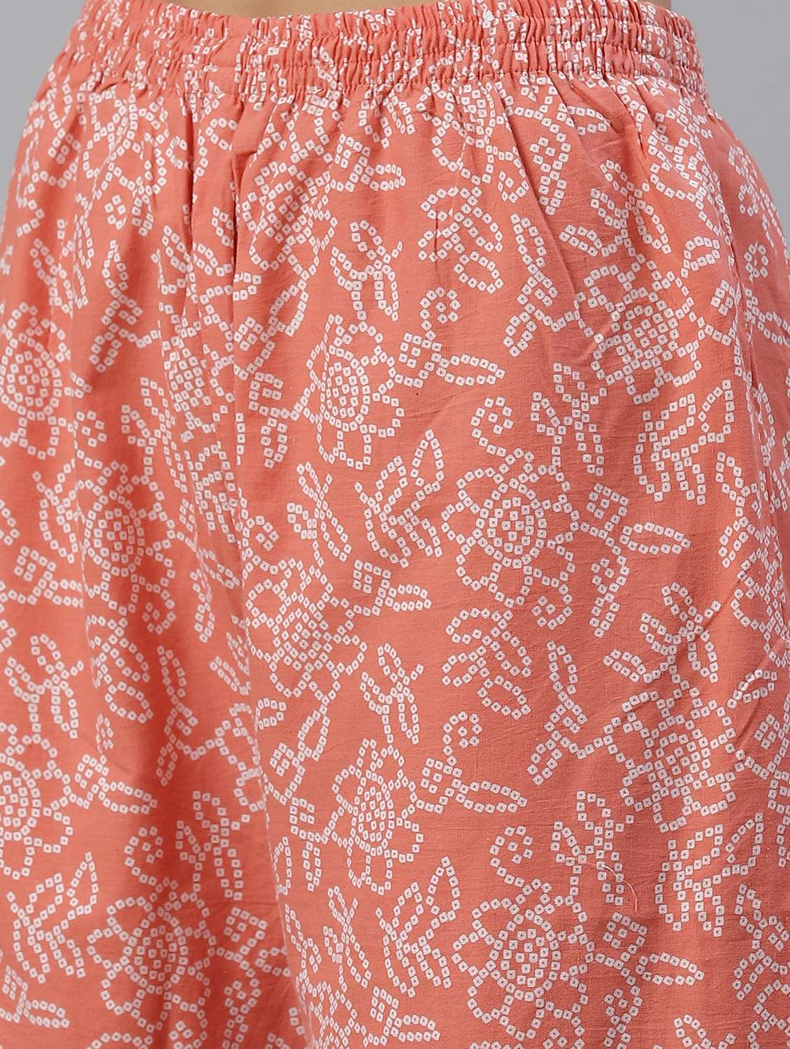 Bandhani Printed Kurta Palazzo Set