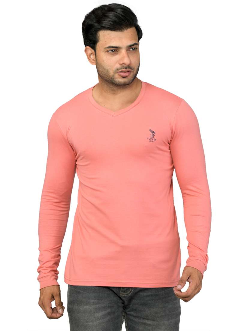 men solid long sleeve t-shirt - 18445425 -  Zoom Image - 0