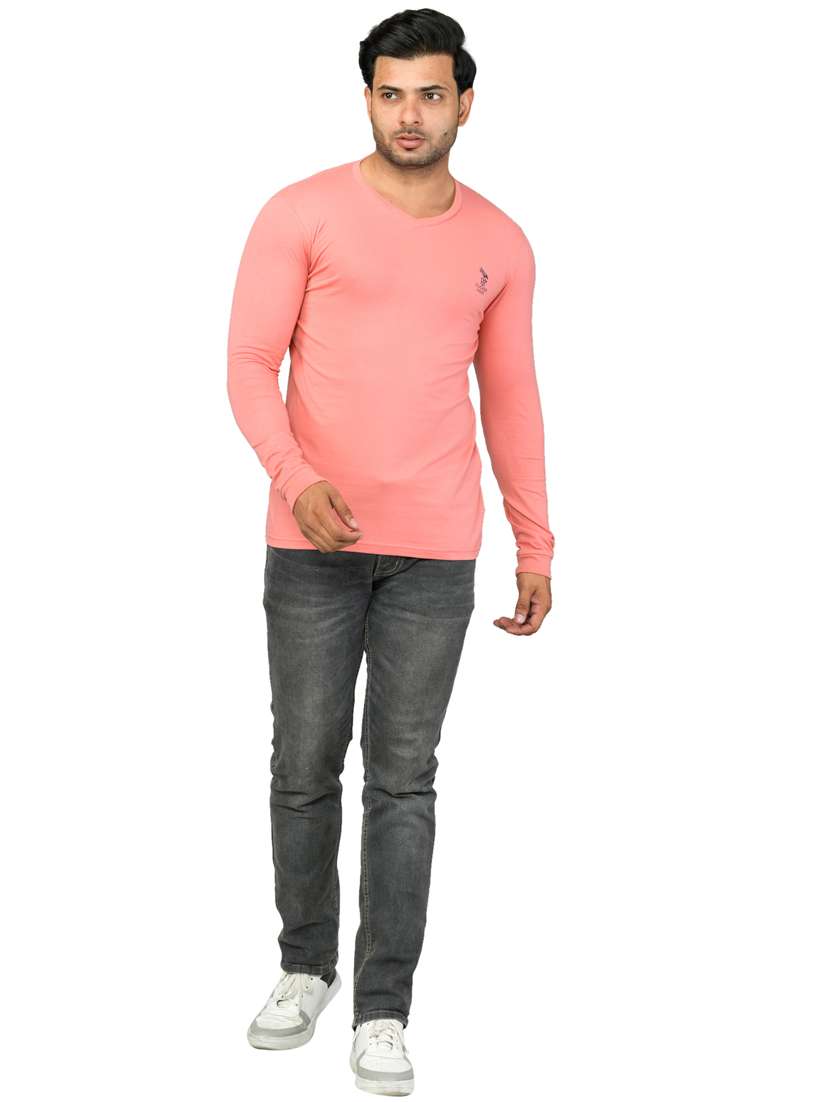 men solid long sleeve t-shirt - 18445425 - Standard Image - 2