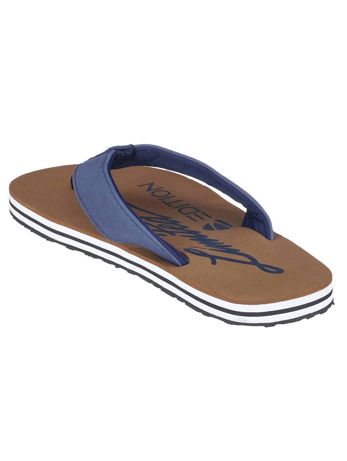 men tan slip on flip flop - 18446439 - Standard Image - 2