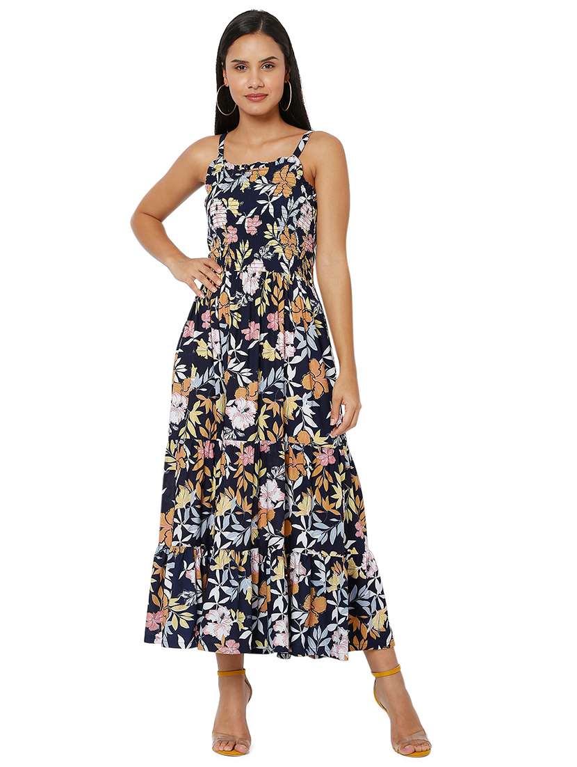 women's fit & flare floral dress