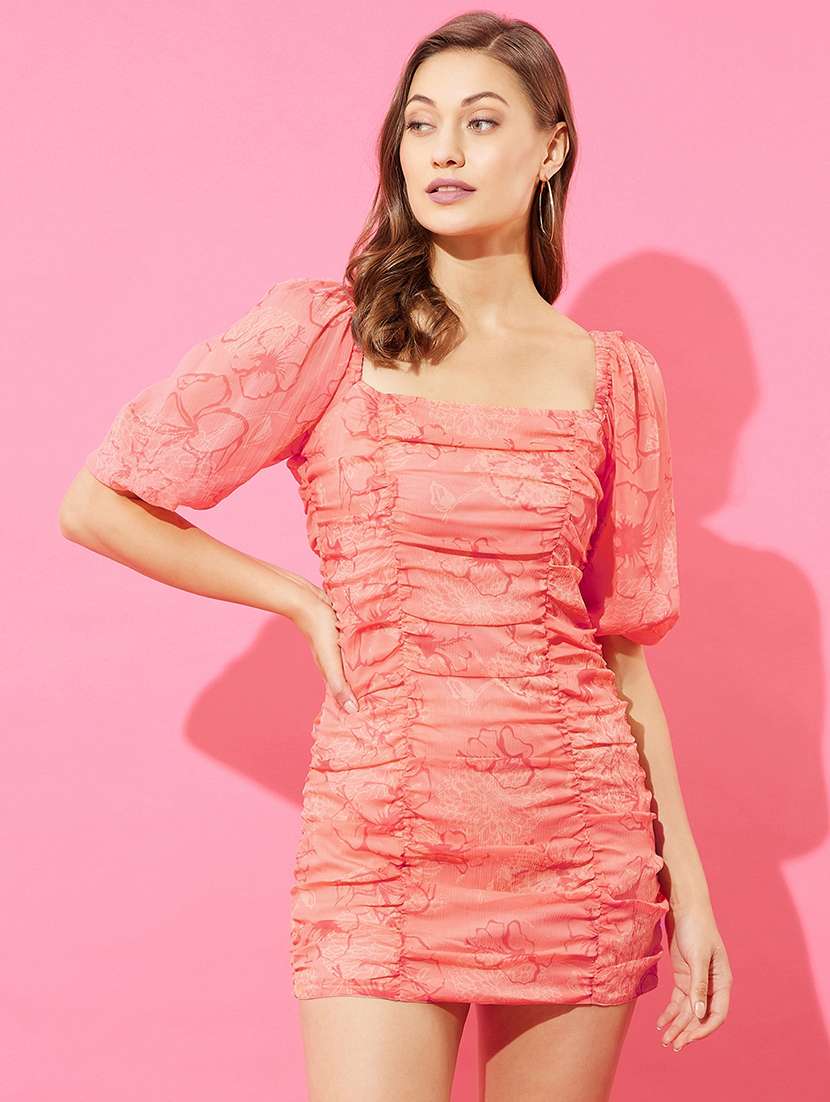 women's bodycon floral dress