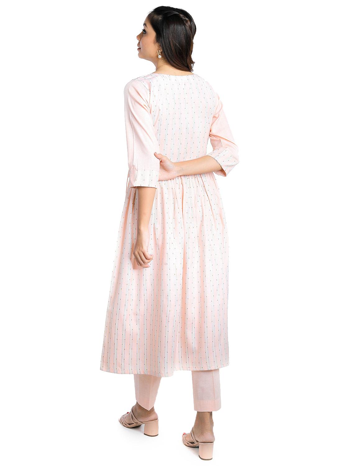 embroidered kurta pant set - 18447448 - Standard Image - 2