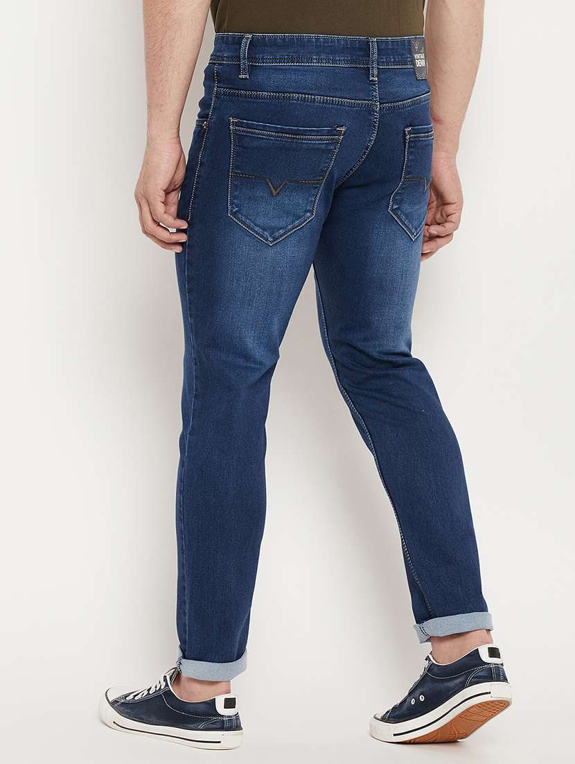 navy-blue light-washed denim jean - 18447476 -  Standard Image - 2