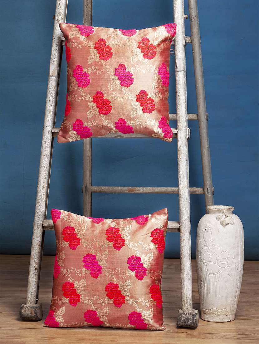 alina decor set of 2 cushion covers 24 x 24 inch