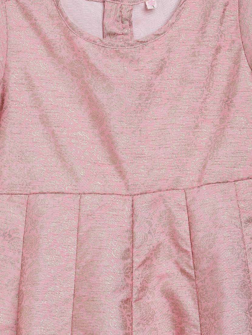 girls pink printed kalidar party gown - 18448978 -  Standard Image - 2