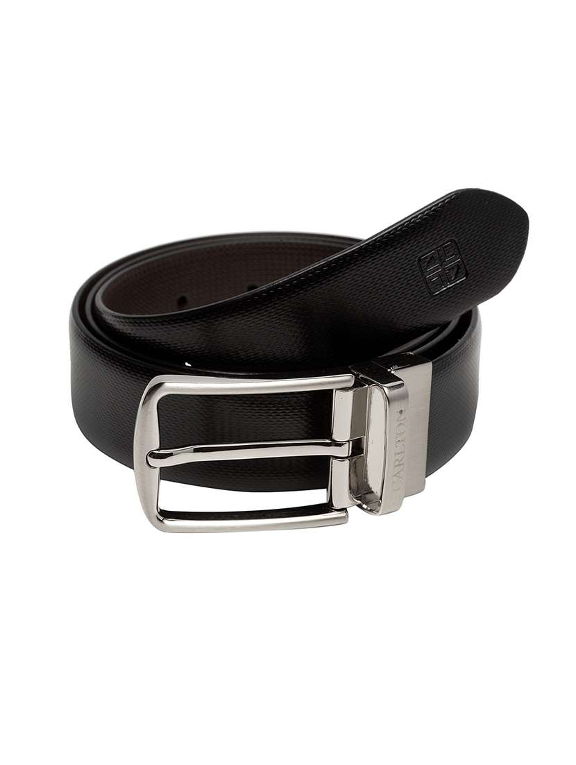 black/brown reversible leather belt