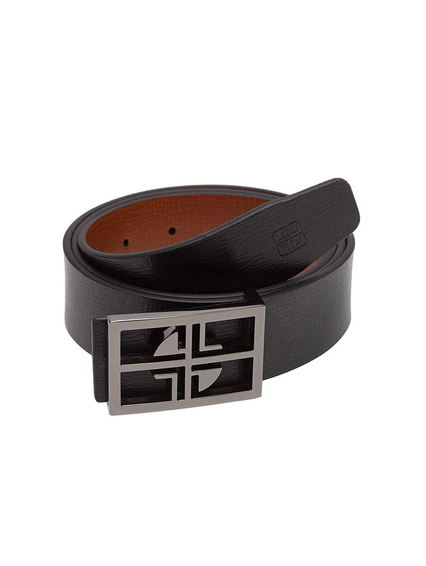 tan/black reversible leather belt
