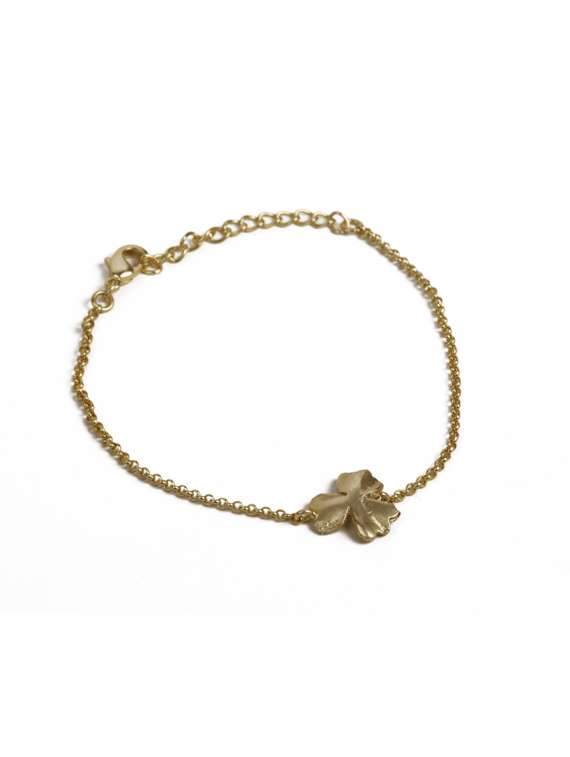 exuberant chain gold bracelet