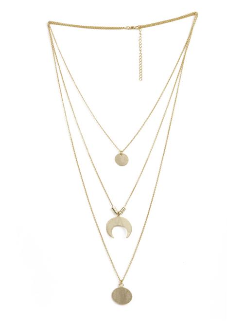 beautiful layered gold necklace - 18449924 - Standard Image - 0