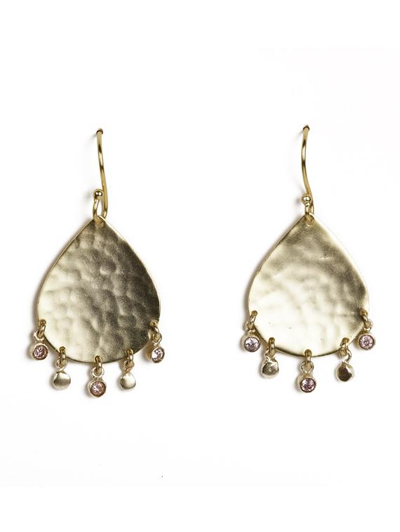 soothing stone gold earrings - 18449939 -  Zoom Image - 0