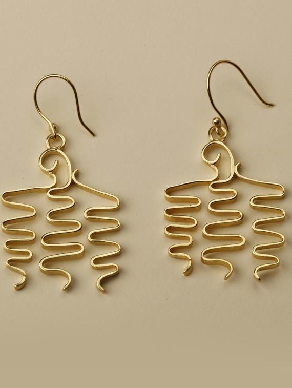 statement wavy earrings - 18449948 - Zoom Image - 0