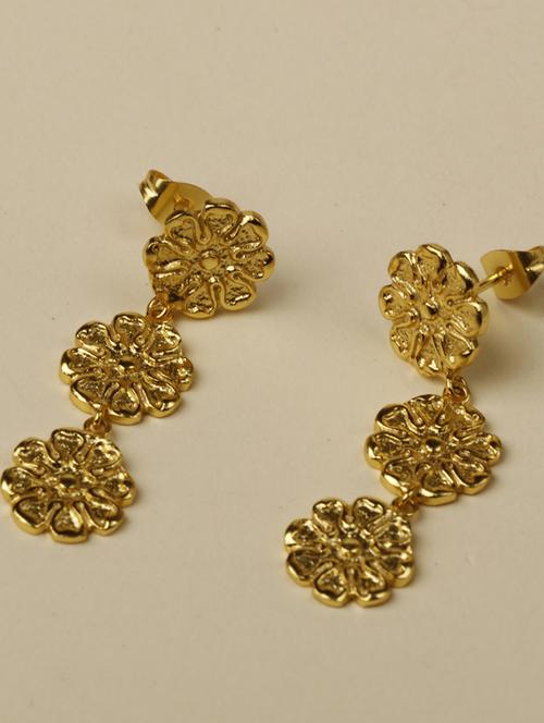 mini flower drop earings - 18449951 - Standard Image - 0