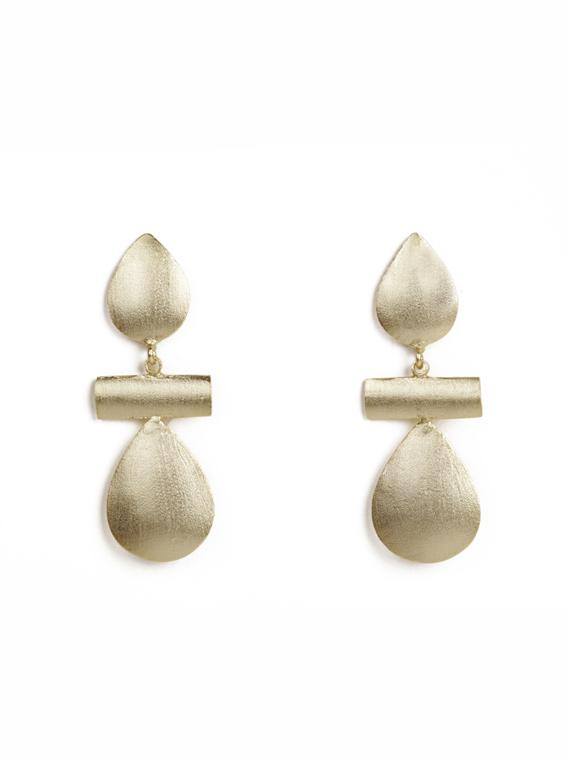 gorgeous ear drops gold earrings - 18449963 - Zoom Image - 0
