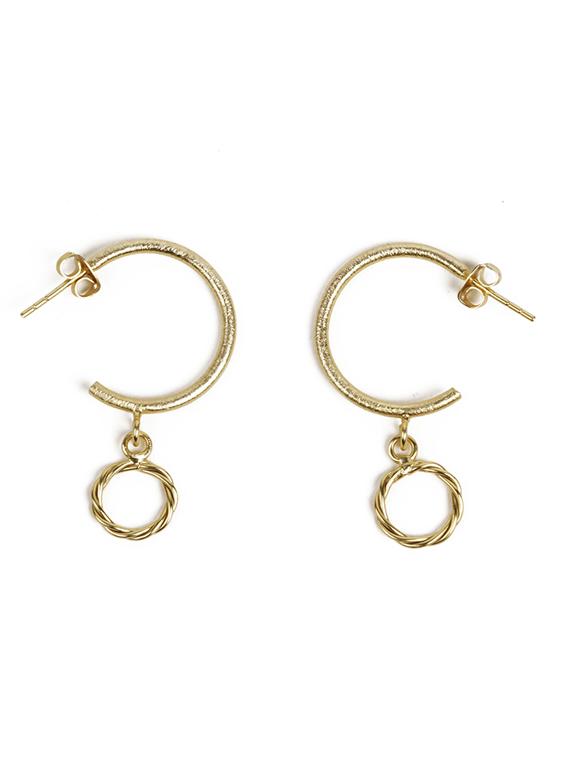 majestic drop gold earrings - 18449972 - Zoom Image - 0