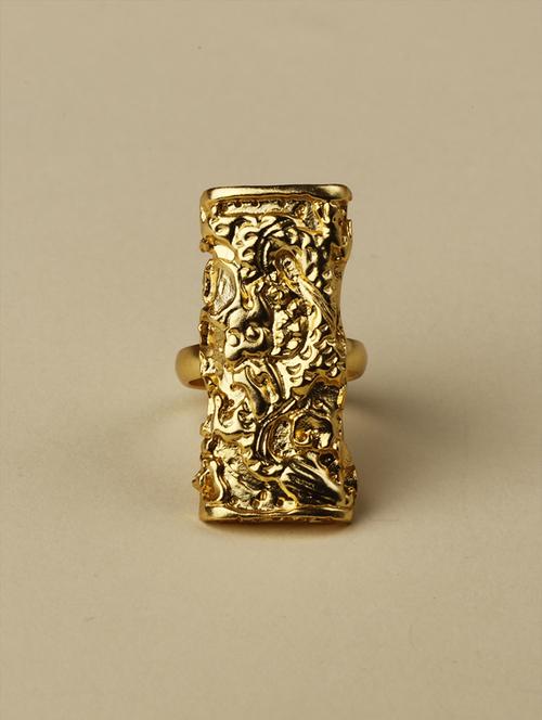 gold plated dragon ring - 18449985 - Standard Image - 0