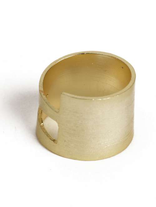 supreme statement gold ring - 18450002 - Standard Image - 0