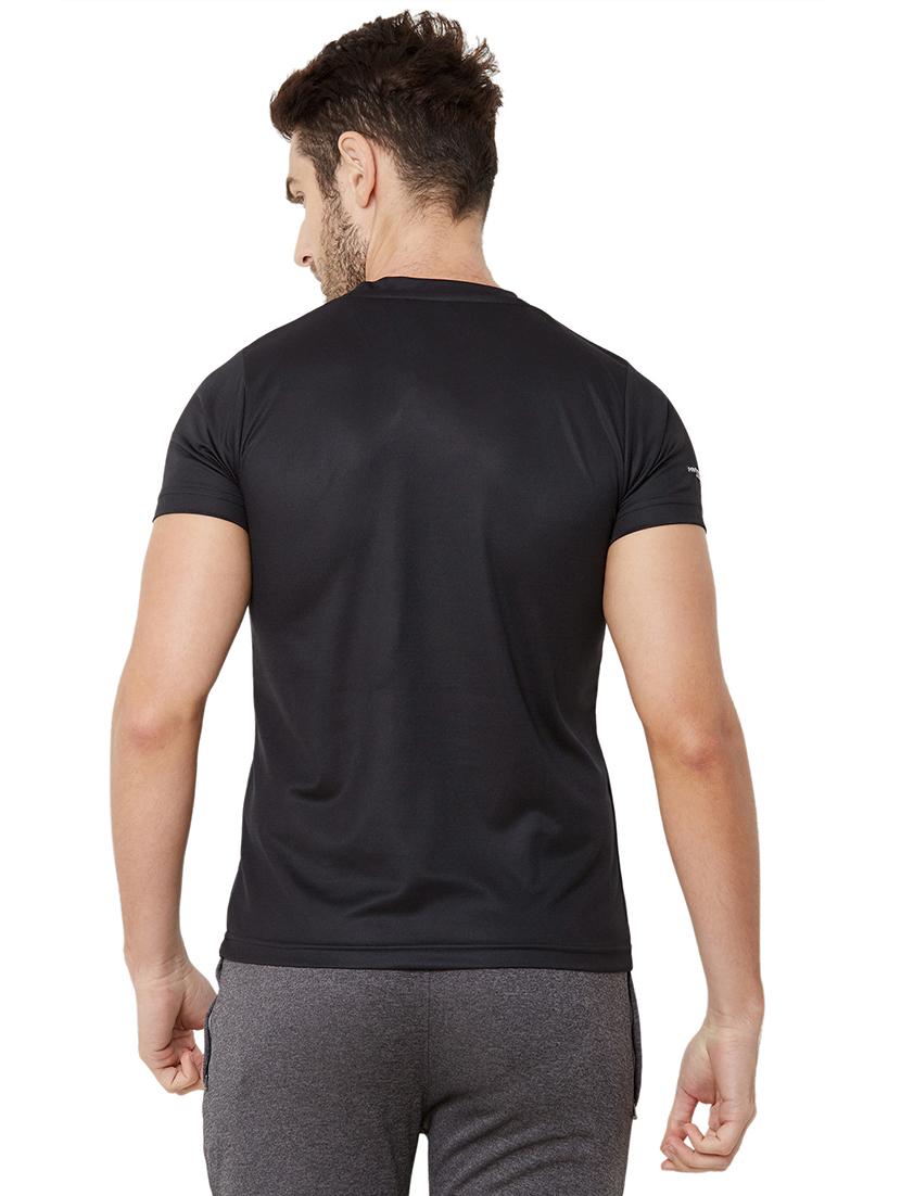 black solid t-shirt - 18450074 - Standard Image - 2