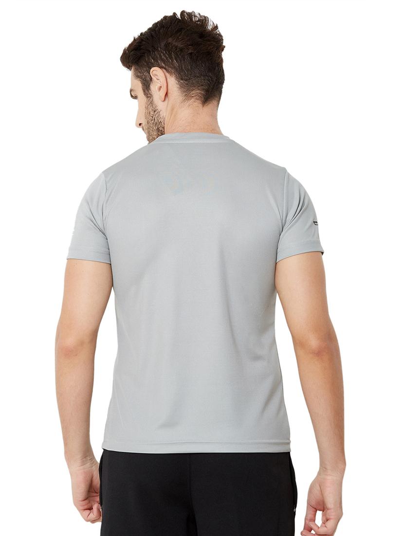 grey solid t-shirt - 18450076 - Standard Image - 2