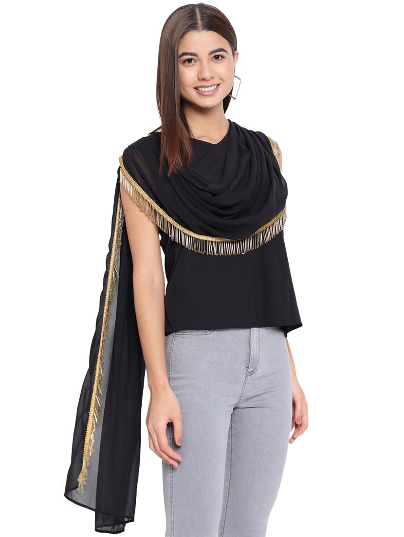 women's straight v neck top - 18450147 -  Standard Image - 2