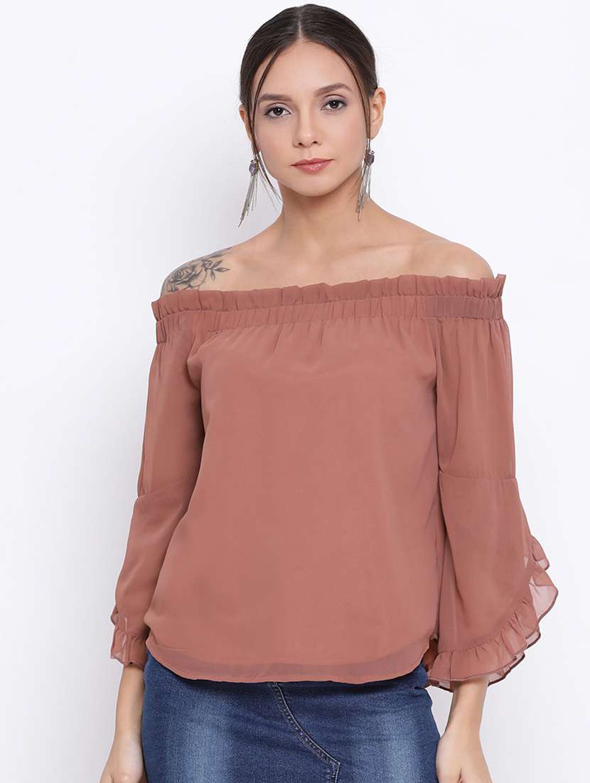 women's straight off shoulder top