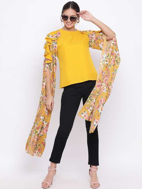 women's straight round neck top - 18450173 -  Standard Image - 0