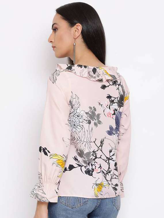 women rosewater florals printed top - 18450178 -  Standard Image - 2