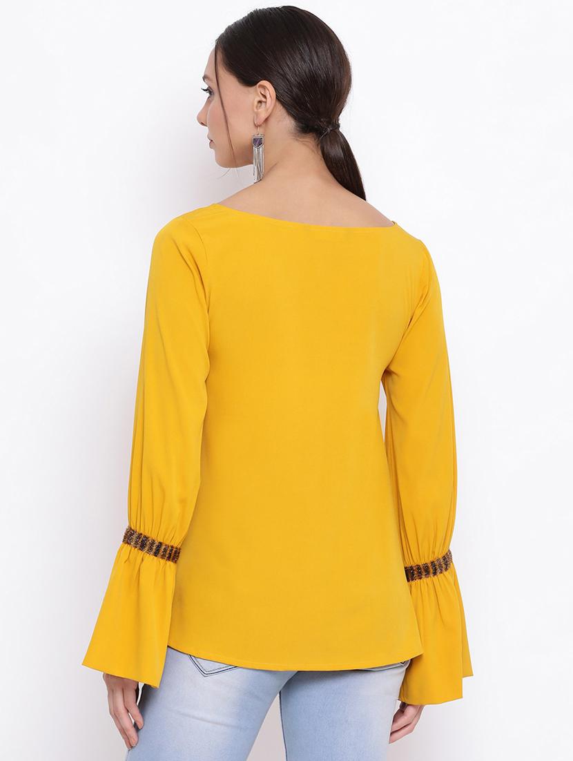 women's straight boat neck top - 18450190 - Standard Image - 2