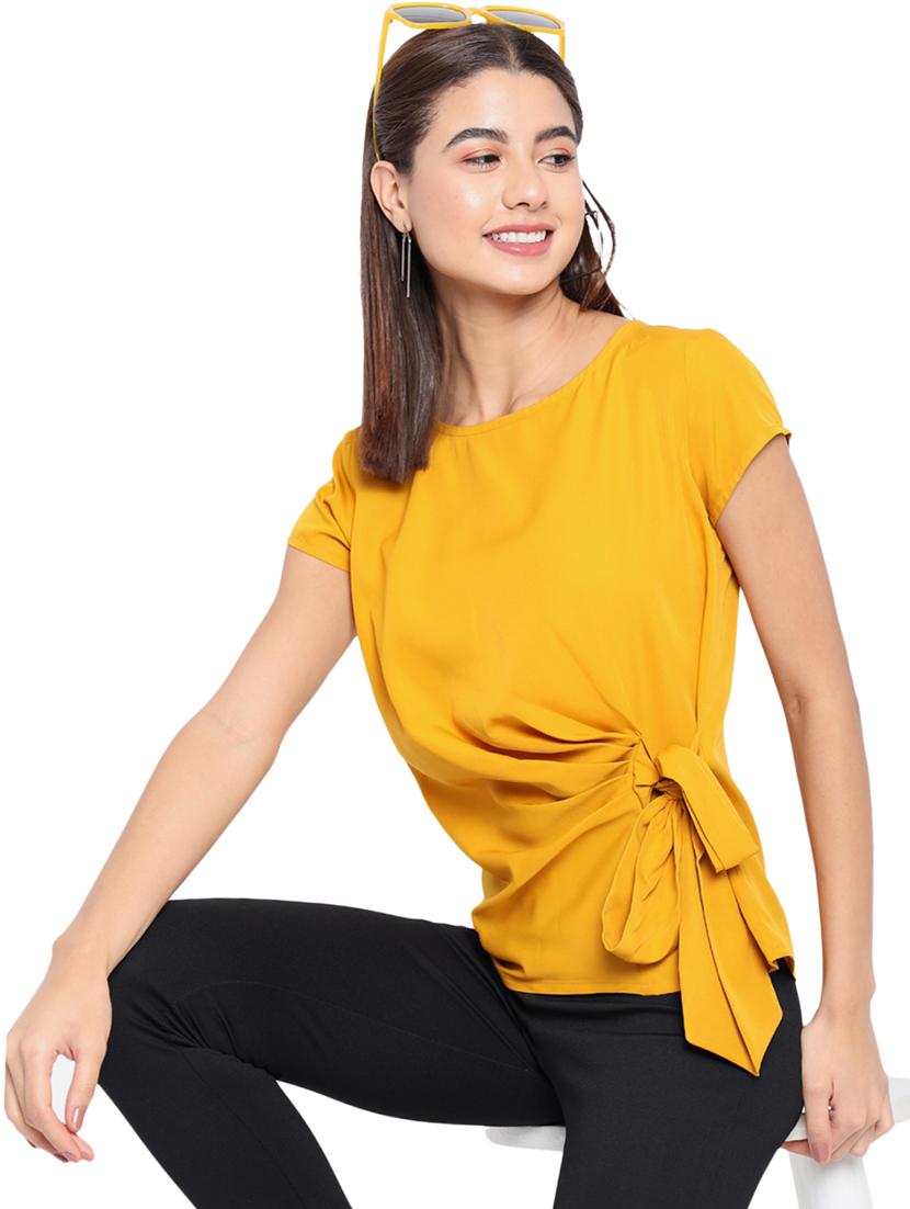 women's straight boat neck top - 18450209 - Standard Image - 2