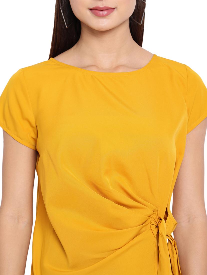 women's straight boat neck top - 18450209 - Standard Image - 7