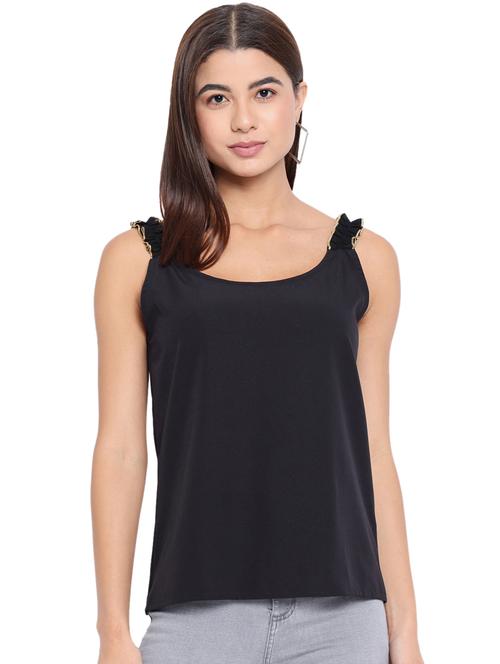 women's straight round neck top - 18450222 -  Standard Image - 0