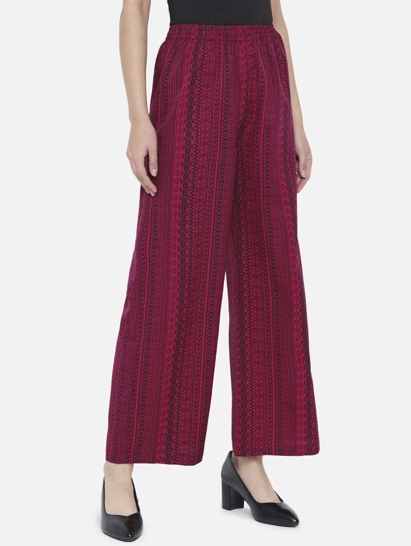 mid rise solid palazzo - 18451084 - Standard Image - 2