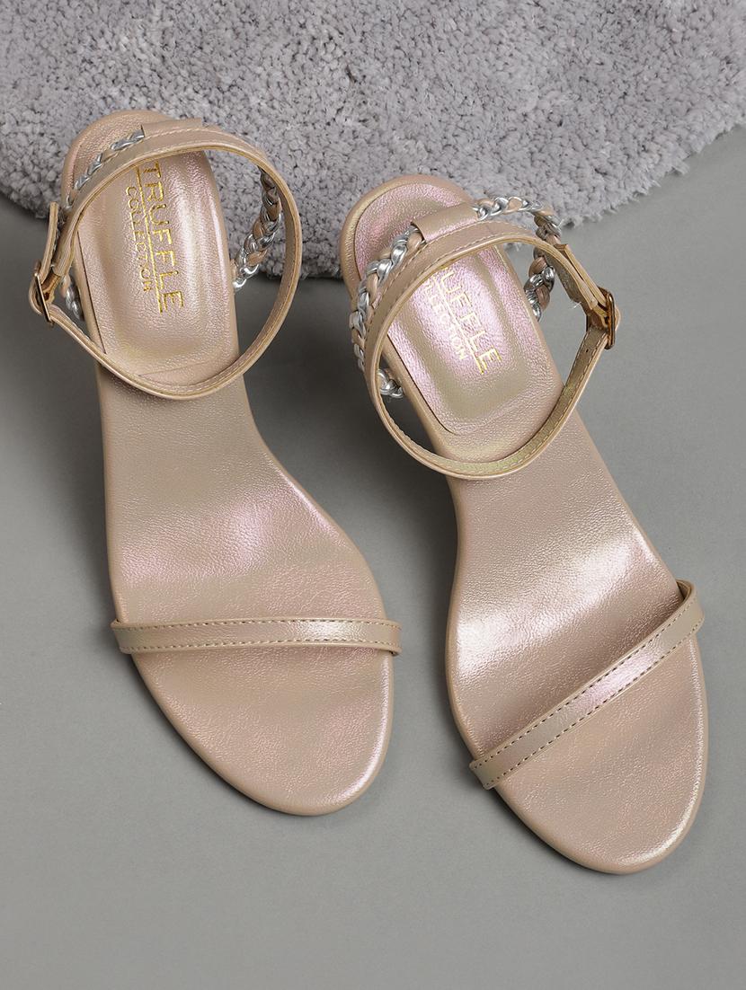 women nude ankle strap sandal - 18451714 -  Zoom Image - 0